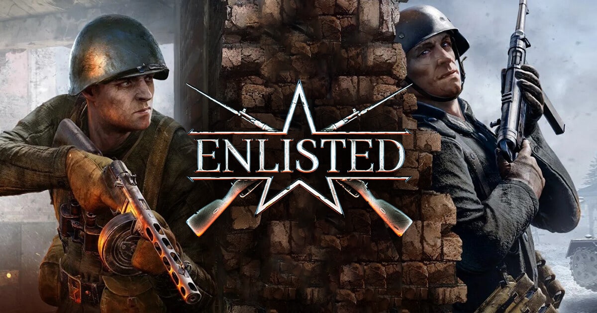 Enlisted World War II shooter game cover