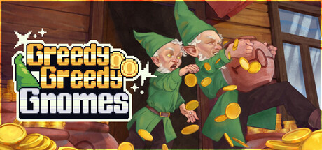Greedy Greedy Gnomes Steam game cover